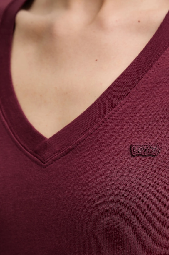 Levi's t-shirt bawełniany T2 PERFECT V 005J6 czerwony