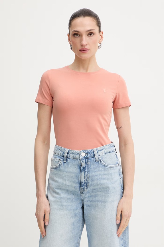 Tričko Trussardi slim oranžová G1086000240N