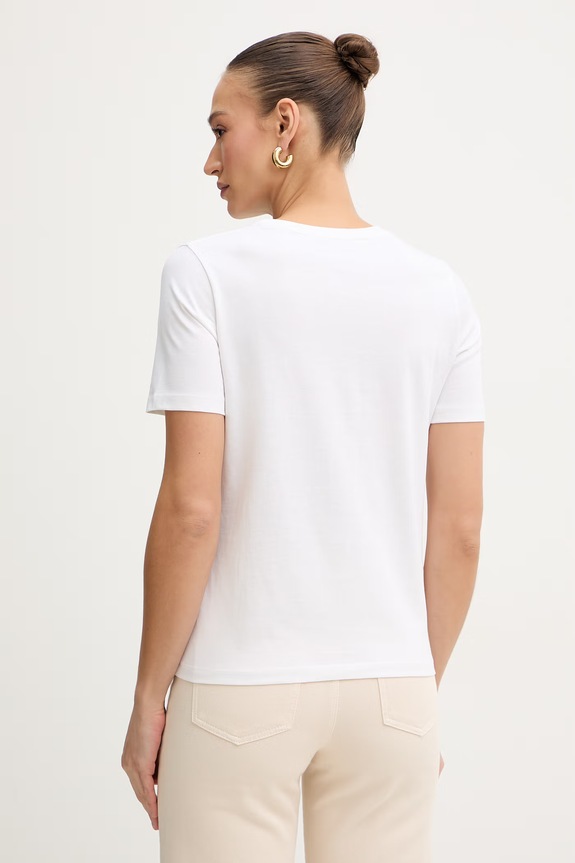Oblečení Bavlněné tričko Trussardi G1156000243N béžová