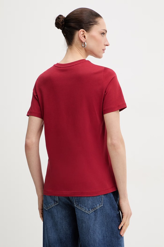 Oblečení Bavlněné tričko Trussardi G1156000243N burgundské