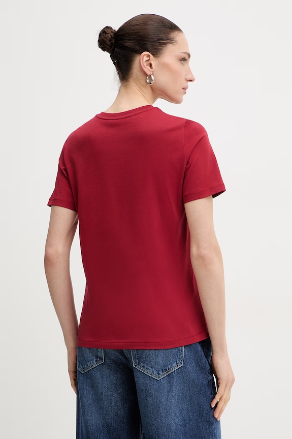 Oblečení Bavlněné tričko Trussardi G1156000243N burgundské