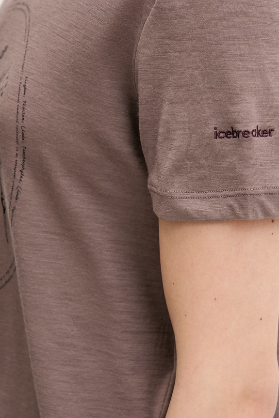 Icebreaker tricou pentru femei, din lână Seed IB0A57FY0KW1 maro