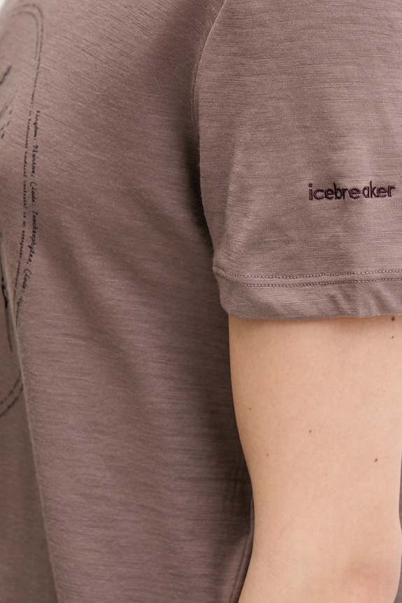 Icebreaker tricou pentru femei, din lână Seed IB0A57FY0KW1 maro