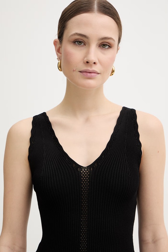 Twinset top damski czarny 261TT3122