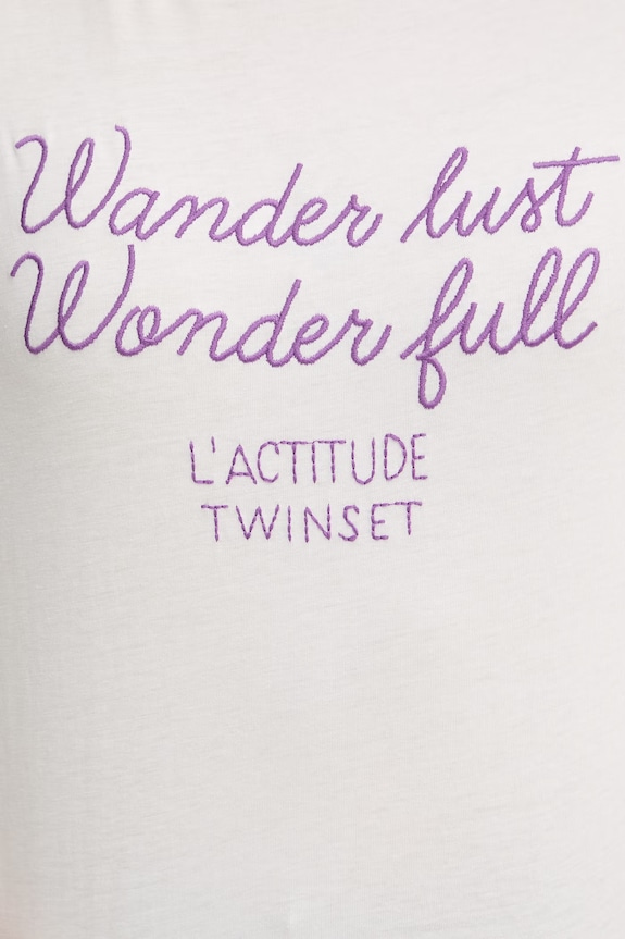 Twinset t-shirt damski bawełniany 261AT2151