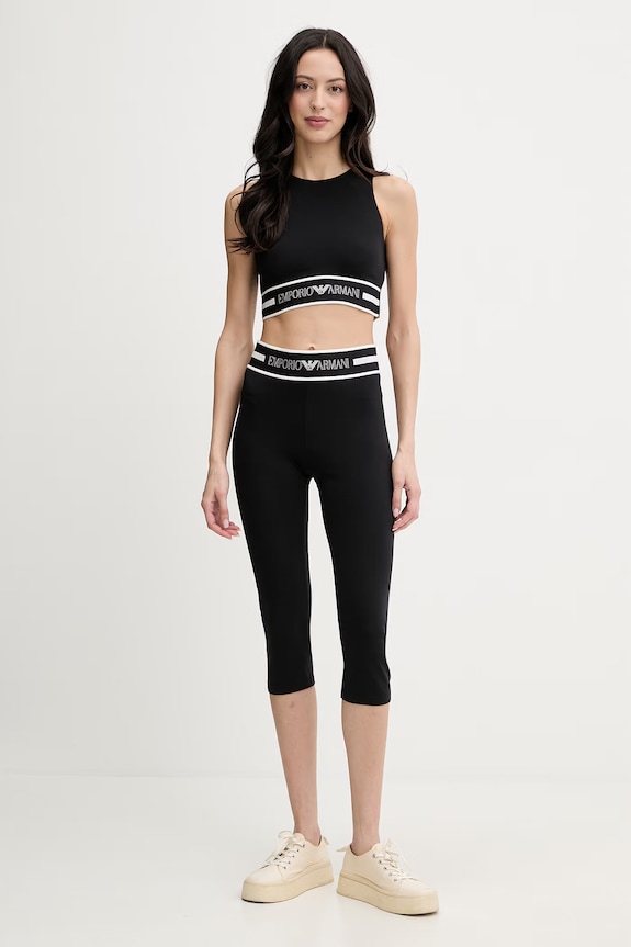 Топ лаунж Emporio Armani Underwear EW002960.AF19023 чорний SS26