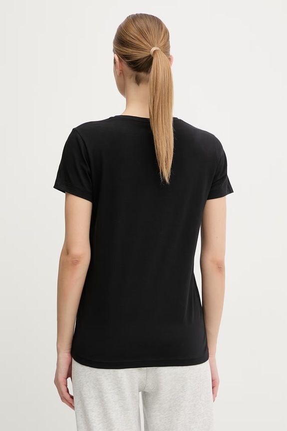 Abbigliamento Emporio Armani Underwear T-shirt da donna con cotone EW000409.AF19026 nero