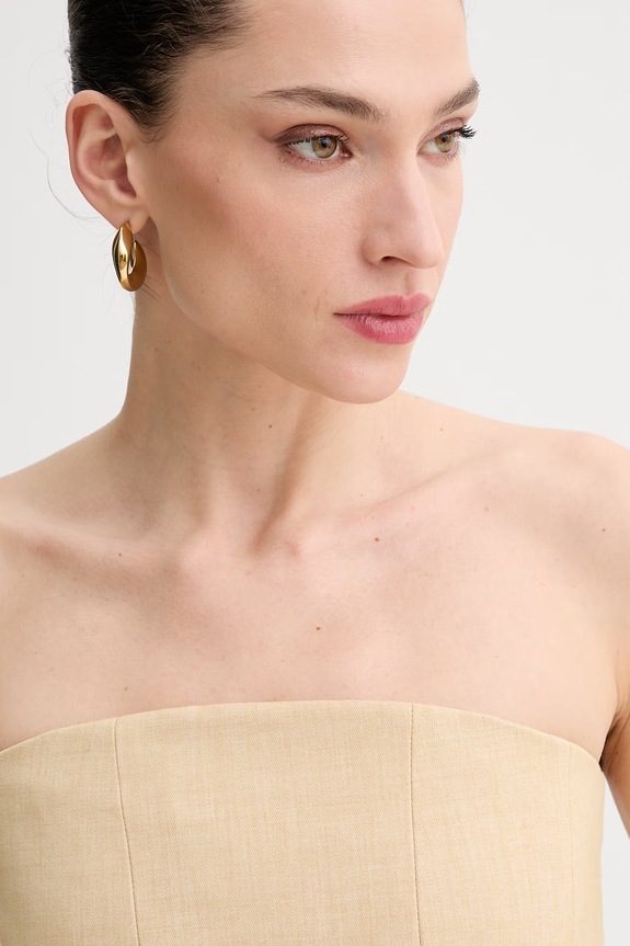 Gestuz top damski beżowy 10911102