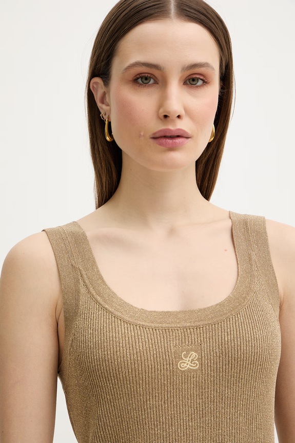 Top Luisa Spagnoli Zaida μπεζ 100368