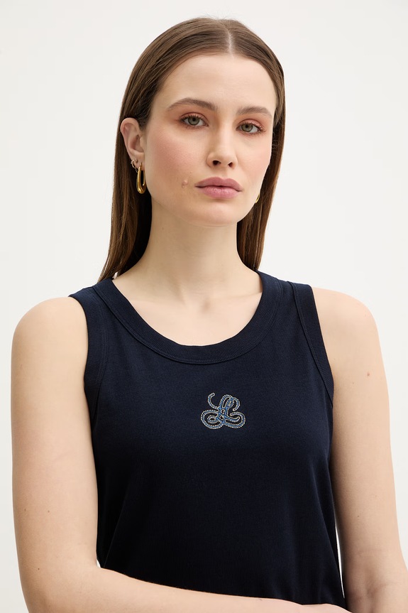 Top Luisa Spagnoli Bordo σκούρο μπλε 543281