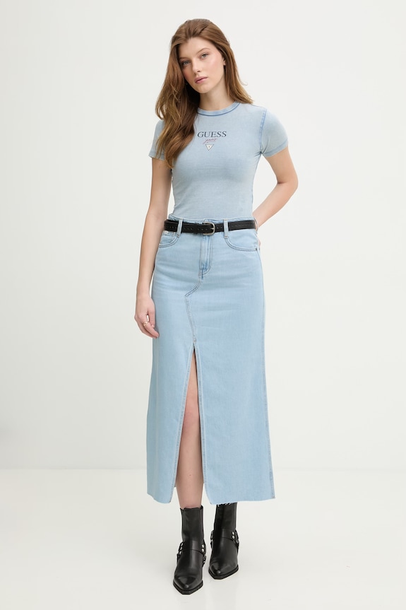 Guess Jeans Póló női W6GIA6.KCTL1 kék SS26