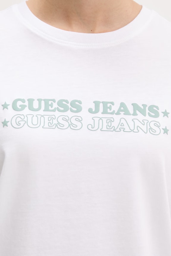 Guess Jeans tričko dámske bavlnené W6GIC5.K8HM0 biela