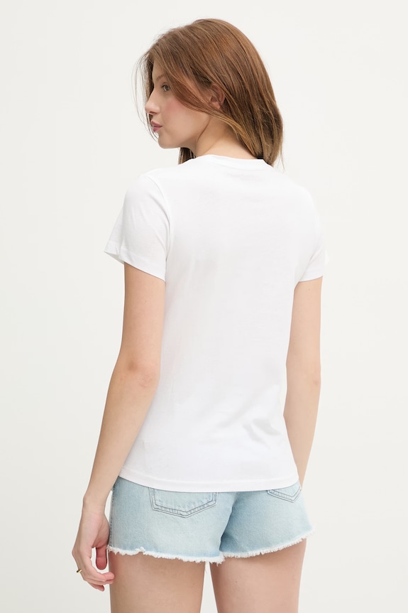 Ruházat Guess Jeans T-shirt női pamut W6GI45.K8HM0 fehér
