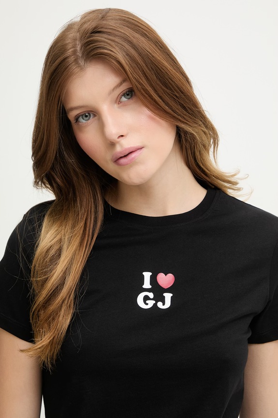 Guess Jeans póló női pamut fekete W6GI45.K8HM0