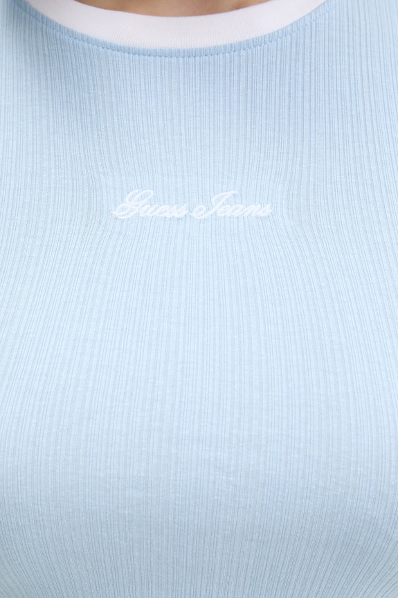 Guess Jeans tričko dámske W6GPA9.KF641 modrá