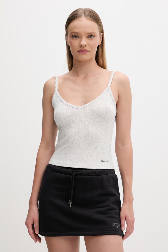 Guess Jeans dámsky top sivá W6GPB5.KG372