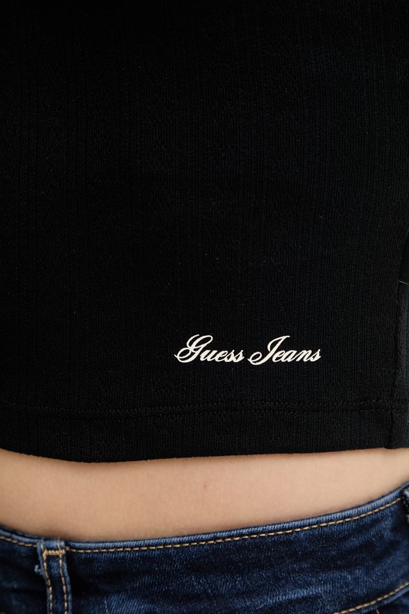 Guess Jeans dámsky top W6GPB5.KG372 čierna