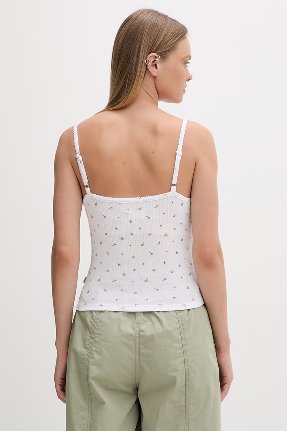 Îmbrăcăminte Guess Jeans crop top pentru femei W6GPB5.KH172 alb