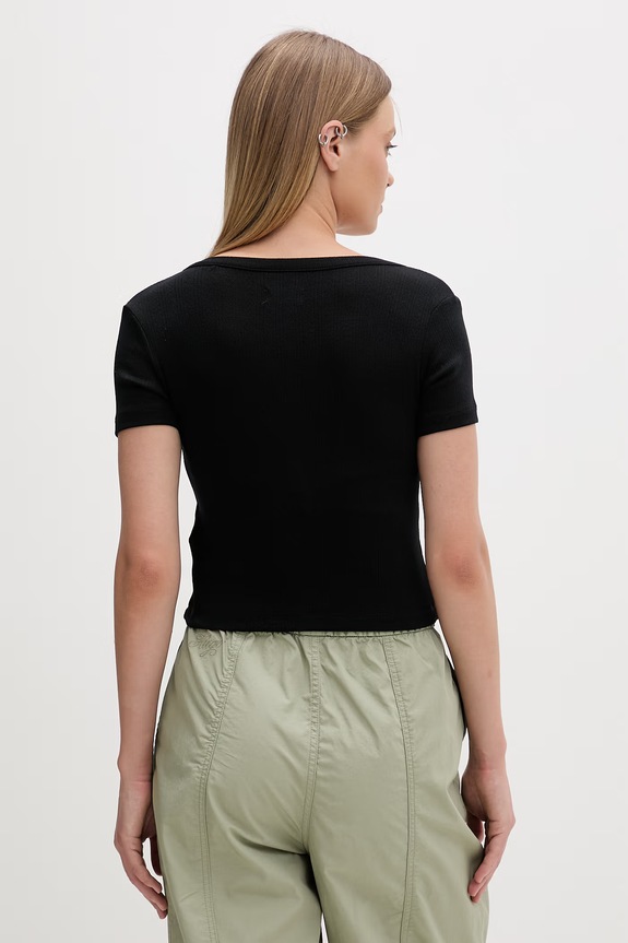 Îmbrăcăminte Guess Jeans tricou pentru femei W6GPB6.KG372 negru