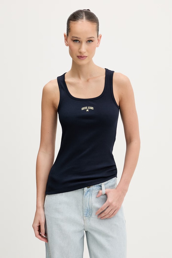 Guess Jeans top dámsky tmavomodrá W6GPZ2.KA0H1