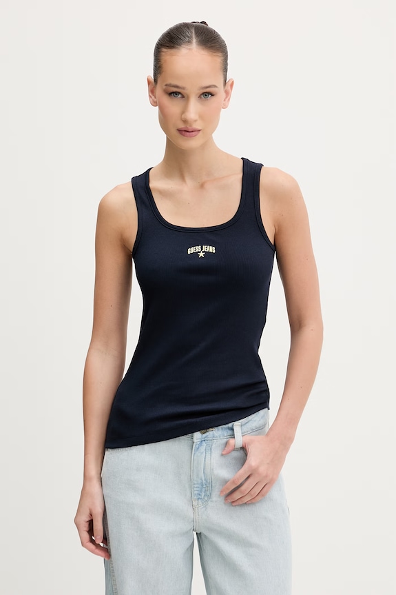 Guess Jeans top dámsky tmavomodrá W6GPZ2.KA0H1