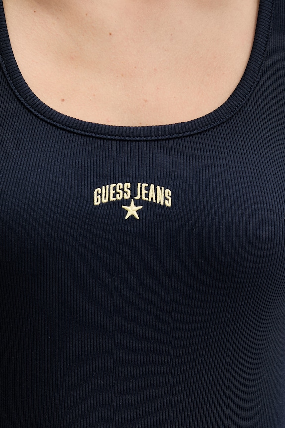Guess Jeans top dámsky W6GPZ2.KA0H1 tmavomodrá