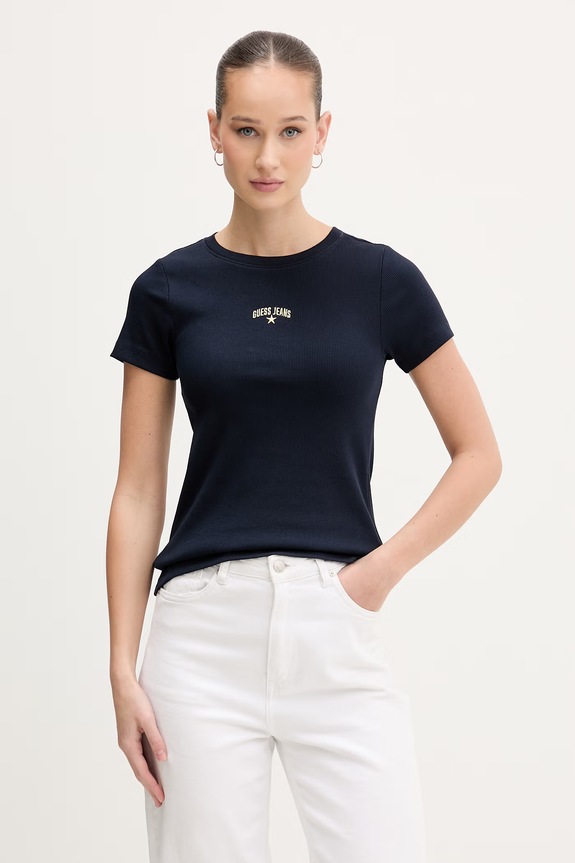Guess Jeans pentru femei bleumarin W6GPZ3.KA0H1