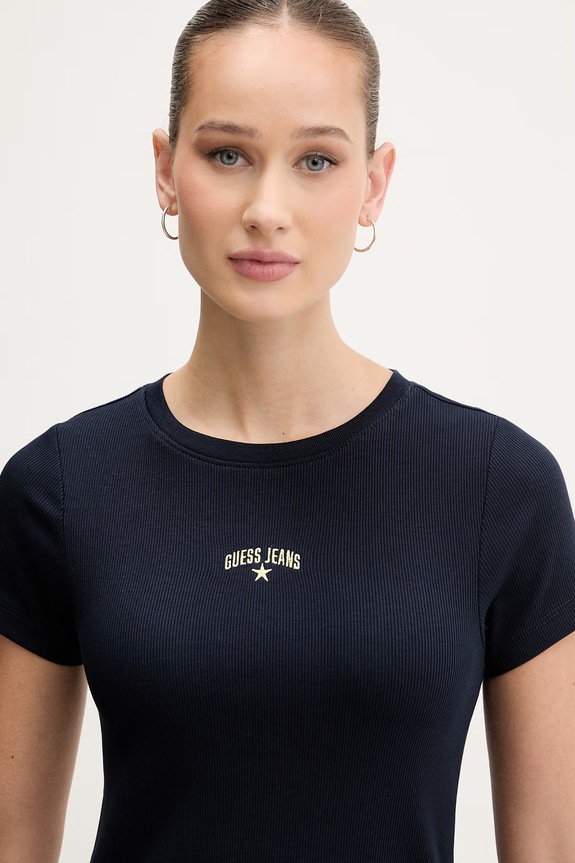 Guess Jeans pentru femei bleumarin W6GPZ3.KA0H1