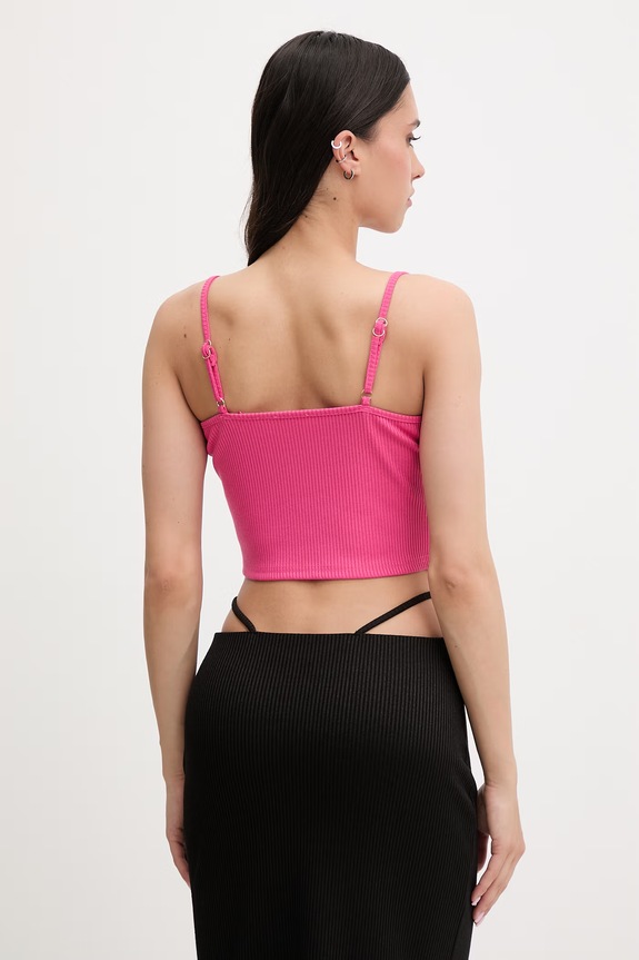 Oblečenie Guess plážový top dámsky NEREA E6GP01.KG322 ružová