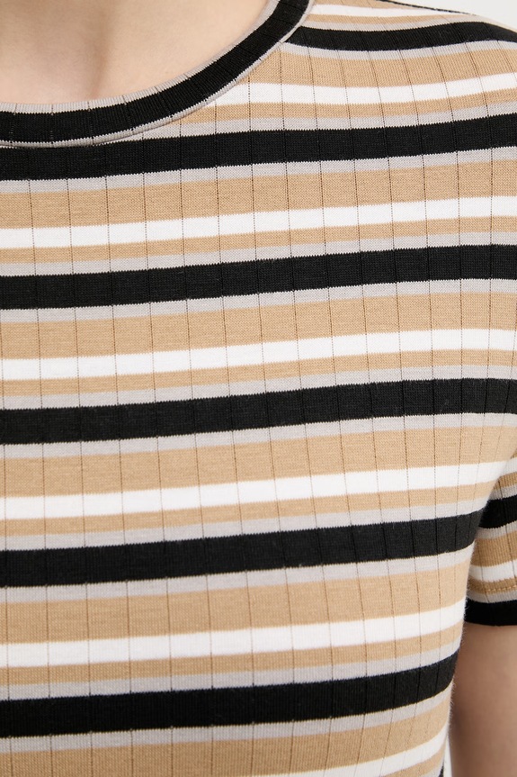 Dámske tričko Sisley 36ZXL108H béžová