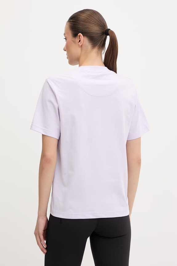 Îmbrăcăminte adidas by Stella McCartney tricou de antrenament pentru femei, din bumbac JZ0689 violet