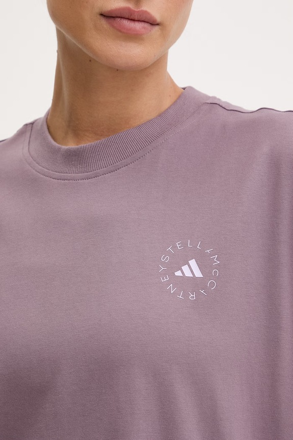 adidas by Stella McCartney tricou pentru femei, din bumbac KC8824 violet