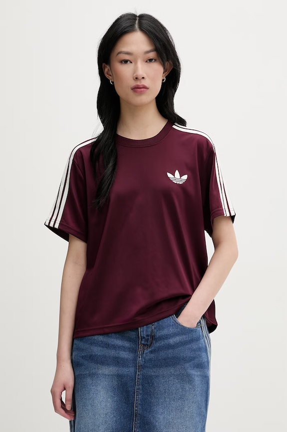 adidas Originals T-shirt γυναικείο μπορντό KD1349