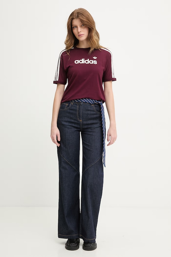 adidas Originals top dámsky KD3710 burgundské SS26
