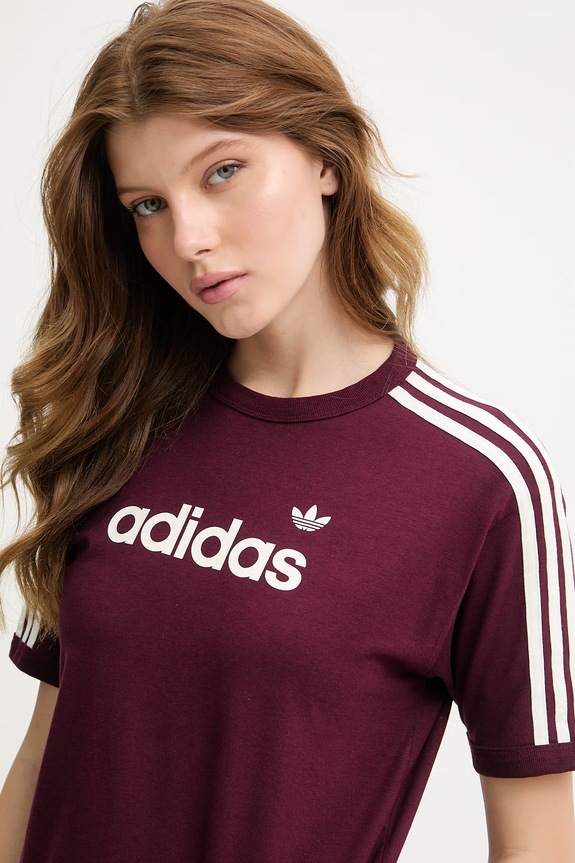 adidas Originals top dámsky burgundské KD3710