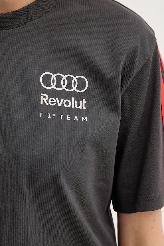 Adidas tricou pentru femei, din bumbac x Audi KF9081 gri