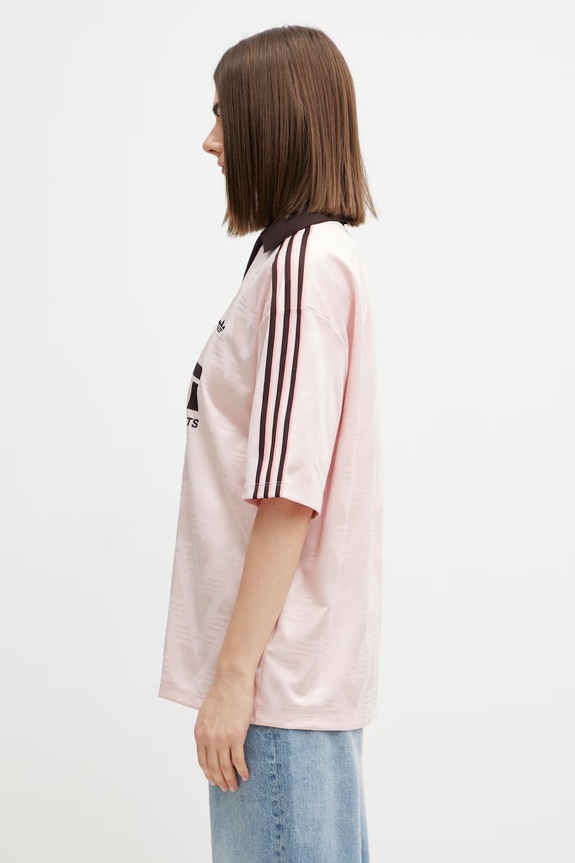 adidas Originals t-shirt oversize damski KG3611 różowy SS26
