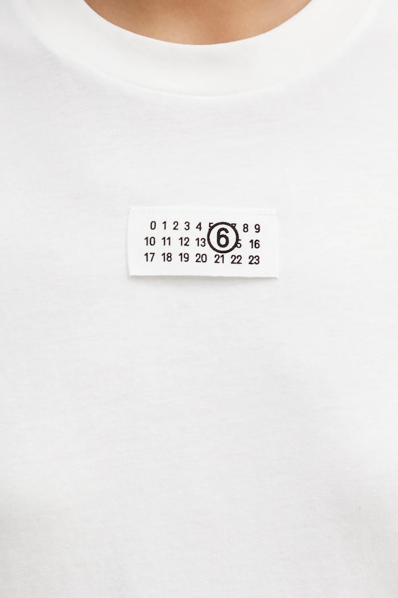 MM6 Maison Margiela cotton t-shirt white S52GC0327.M20170