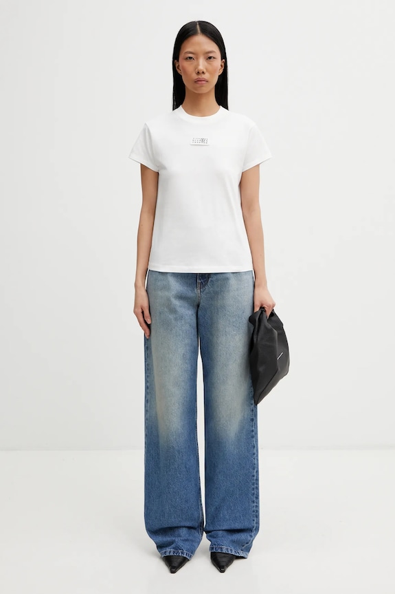 MM6 Maison Margiela cotton t-shirt S52GC0327.M20170 white