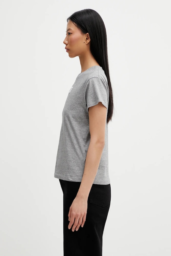 Bavlnené tričko MM6 Maison Margiela S52GC0327.M20170 sivá SS26