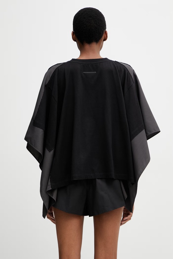 Clothing MM6 Maison Margiela t-shirt with cotton women's S52GC0359.MTJ042.962 black