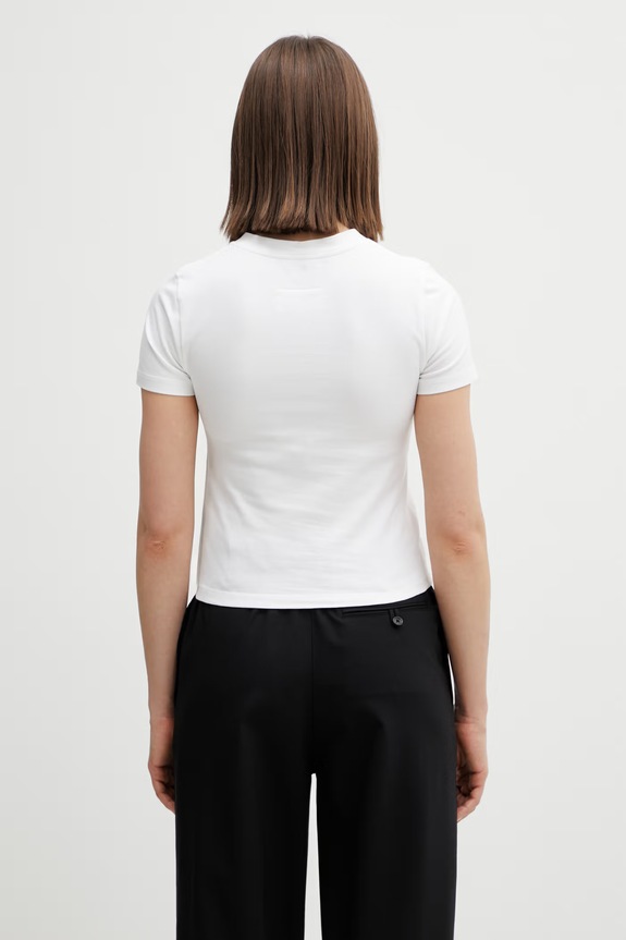 Oblačila Kratka majica MM6 Maison Margiela S52GC0360.M20185.100 bela