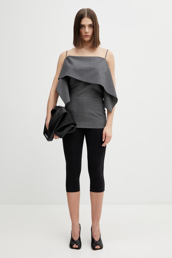 Top με προσθήκη μαλλιού MM6 Maison Margiela S52NC0358.M35733.860M