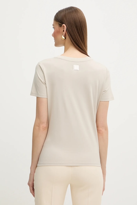 Îmbrăcăminte Fracomina tricou FP26ST3014J43301 bej