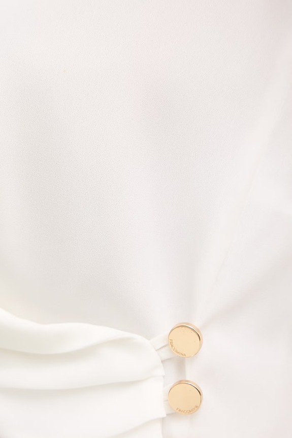 Μπλουζάκι Fracomina FR26ST2018W41201 λευκό