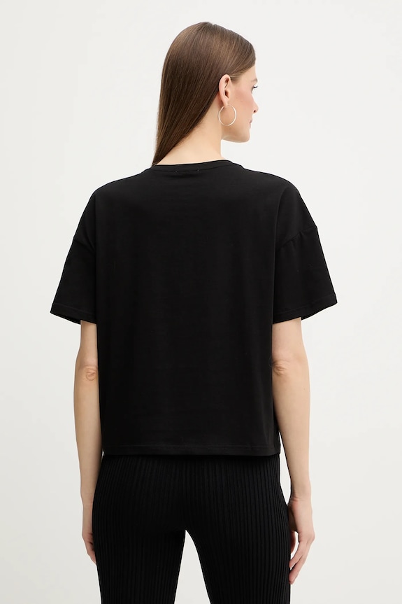 Îmbrăcăminte Fracomina tricou FR26ST3046J401N5 negru