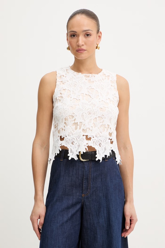 Μπλουζάκι Fracomina κανονικό λευκό FS26ST2010W62401