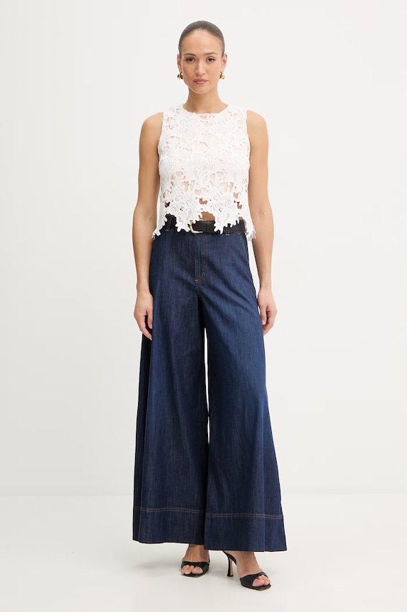 Μπλουζάκι Fracomina FS26ST2010W62401 λευκό SS26