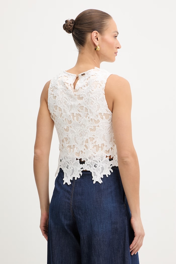 Ρούχα Μπλουζάκι Fracomina FS26ST2010W62401 λευκό