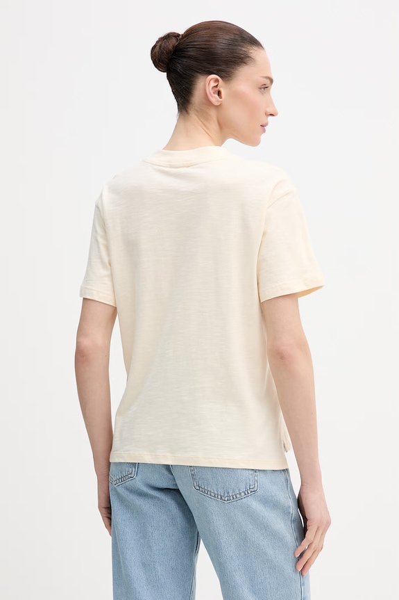 Îmbrăcăminte United Colors of Benetton tricou din bumbac 3BVXD10BY bej
